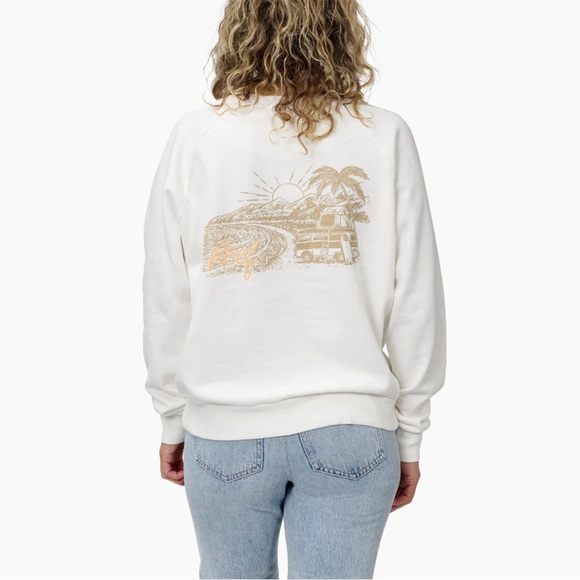 Reef Wild Pullover Crewneck Marshmallow - Picture 4 of 4